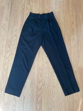 Black Vintage GAP Pleated Trousers- Womens size 2